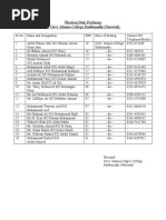 Election Duty Proforma