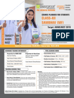 Class-Xii Sambhav (MF) : Target : Aiims Neet