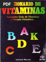 Diccionario de Vitaminas