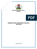 Nigeria Debt Management Strategy 2020-2023 - Draft