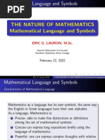 Module2-Mathematical Language and Symbols