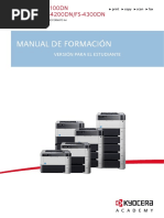 Manual de Formación: FS-2100D/FS-2100DN FS-4100DN/FS-4200DN/FS-4300DN