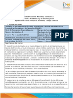 Syllabus Del Curso Proyecto de Grado