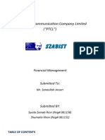 Ratio Analysis For PTCL