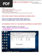 Cashout Chase CC Log Tut by @cashout1c1
