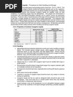 3.10. Cryogenic Liquids: - Procedures For Safe Handling and Storage