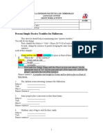 Passive Voice Group Work Activity