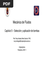 Capítulo 5, Mecánica de Fluidos, Selección de Bombas