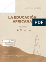 La Educación Africana