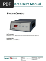 Manual de Usuario Pletismómetro Panlab S.L. LE7500 REV1.0 (Español)