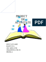 10 Proiect de Activitate