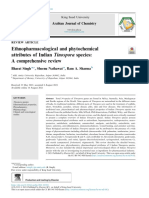 Ethnopharmacological and Phytochemical Attributes of Indian Tinospora Species: A Comprehensive Review