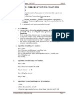 Cse 20cs11t U5 Notes