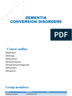 Dementia Conversion Disorders