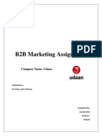 B2B Marketing Assignment (p20232)