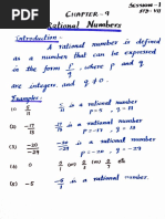 Rational Numbers: Chapter - 9