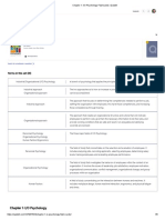 Chapter 1 - I - O Psychology Flashcards - Quizlet