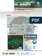 Reporte Complementario N°574-Lluvias Intensas en El Distrito Mariano Damaso Beraun - Huánuco