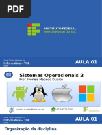 Tec Inf - Sistemas Operacionais 2 - Aula 1