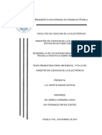 Desarrollo de Un Sistema Mecatrónico Tipo Péndulo Invertido Sobre Base Móvil