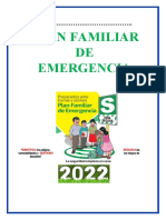 Plan Familiar de Emergencia