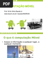 Computação Móvel: Prof. M.SC Sílvio Bacalá JR WWW - Facom.ufu - BR/ bacala/ANDROID