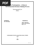 Environmental Law - Research Paper