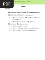 Assessment of Learning 2 - Module 2