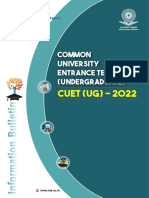 Cuet (UG) - 2022: Common University Entrance Test (Undergraduate)