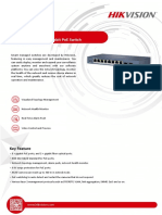 Ds-3E1510P-Ei Smart Managed 8-Port Gigabit Poe Switch: Key Feature