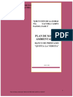 Plan de Manejo Ambiental de Un Banco de Prestamo