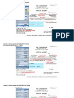 Official Receipt Writing Scenarios