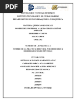 Práctica 4. Furfural Por Hidrolisis y Deshidratación de Pentosas