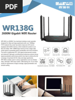 Ceres Soho High Performance Wireless Router Wr138g Datasheet