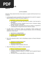 Doria Sandra B. Bsa 4 Acctg 14 Quiz