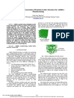 A Method For Generation of Random Lattice Structure For Additive Manufacturing