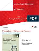 Management Accounting and Business ACCT1060/103: Working Capital Management-Part II