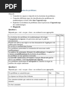 Atelier 2 Classification Problèmes 1