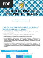 Gestión de Prácticas Pre-Profesionales