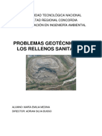 Trabajo Final - Problemas Geotécnicos en Rellenos Sanitarios - Medina María Emilia