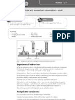 Practical 2 Momentum and Momentum Conservation - Small Trolleys