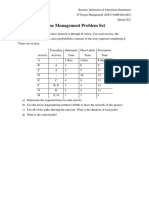 Time Management Problem Set