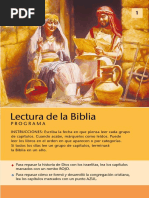 Programa de Lectura de La Biblia