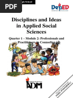 Disciplinesandideasinappliedsocialsciences12 - q1 - Mod2