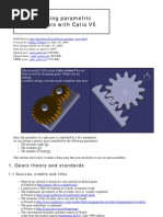 Designing Parametric Spur Gears With Catia V5