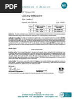 Lubricating Oil Standard 10: XRF Petroleum CRM