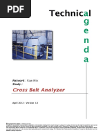 Cross Belt Analyzer Technical Agenda Study v1