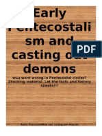 Early Pentecostalism and Casting Out Demons