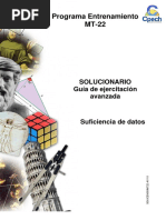 Solucionario Guía Suficiencia de Datos 2014