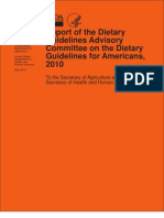 2010 Dietary Guidelines For Americans